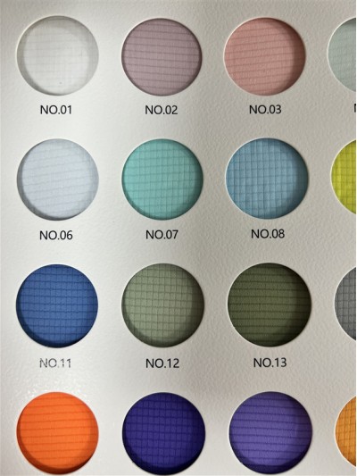 GZ-DZLP F084 Quick-drying squares Specification: 160cm Weight: 75g/㎡ Ingredients: 100% composite elastic fiber Moisture absorption and quick drying 7A antibacterial detail view-5